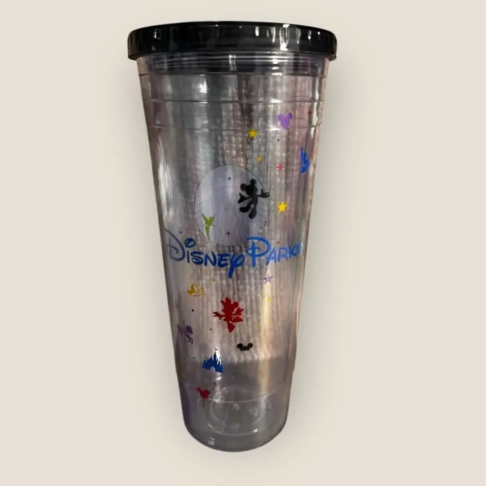 NEW Starbucks 2015 Starbucks Disney Parks Venti 24 oz. acrylic cold cup tumbler